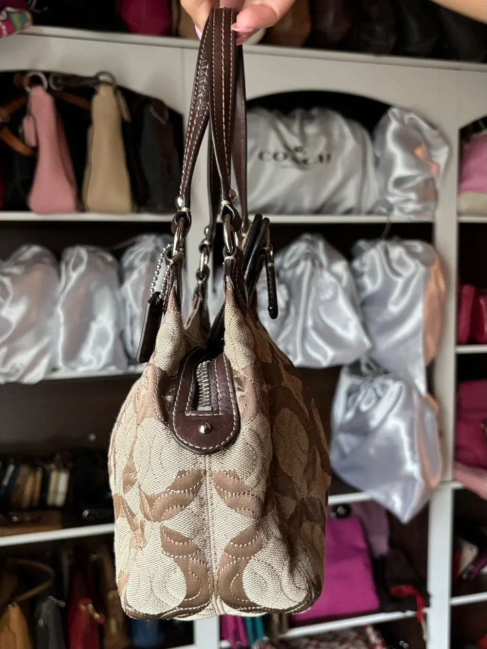 🤎COACH Gramercy Op Art Bag & Wallet🤎
